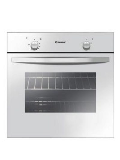 Candy Fst201W 60Cm Built-In Static Single Oven - White Candy Fst201W 60Cm Built-In Static Single Oven - White